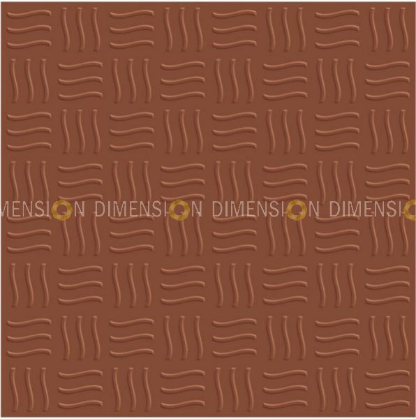 Vitrified Floor Tile, LRM - Waves Terracotta- 300mm X 300mm