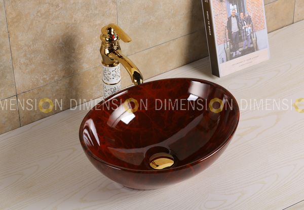 Color Designer Table Top Wash Basin- DMWB-002 Size : 410 x 330 x 140