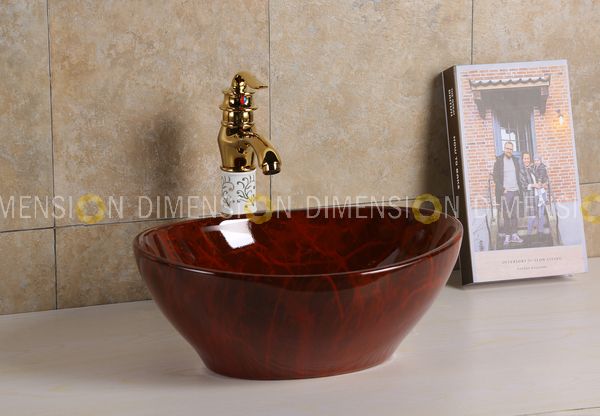 Color Designer Table Top Wash Basin- DMWB-002 Size : 410 x 330 x 140