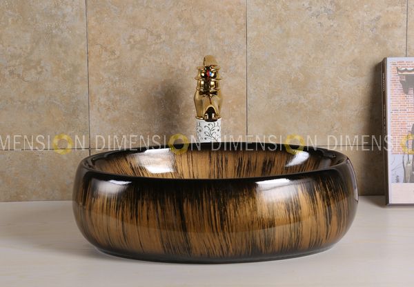 Color Designer Table Top Wash Basin-DMWB-034, Size :490 x 340 x 150