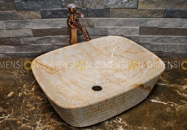 Color Designer Table Top Wash Basin-DMWB-058, Size : 500 x 400 x 160