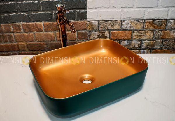 Color Designer Table Top Wash Basin-DMWB-035, Size :500 x 400 x 160