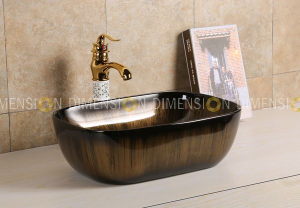 Color Designer Table Top Wash Basin- DMWB-014 Size : 458 x 327 x 122