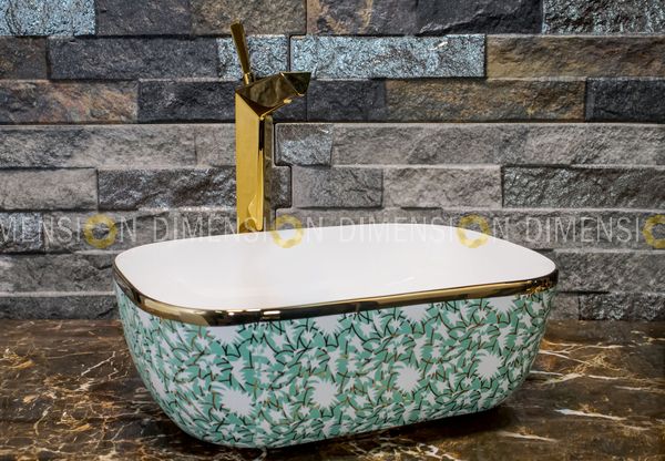 Color Designer Table Top Wash Basin- DMWB-037 Size :458 x 327 x 122