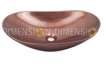 Copper Color Art Wash Basin- GC-1111 Size :605 x 360 x 155