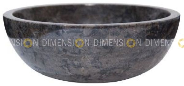 Black Marble Sink Bowl Full Polish- GC-2209 Size :40 x 40 x 15