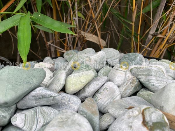 Natural Green Mountain Pebbles, premium quality 