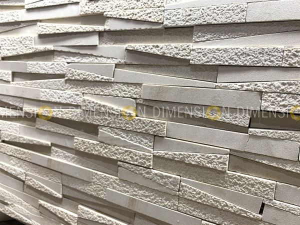 Cladding Stone Panel - DM-STK 7 - Angular Panel Beige, 230mm X 39mm