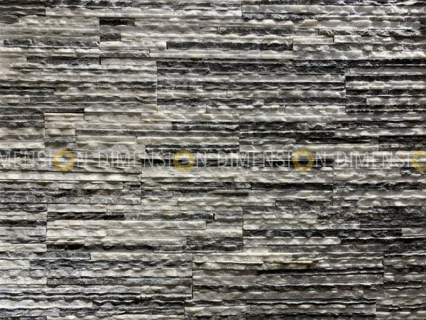 Cladding Stone Panel - DM-STK 9 - Ribbed Linea,  Tile : 230mm X 39mm