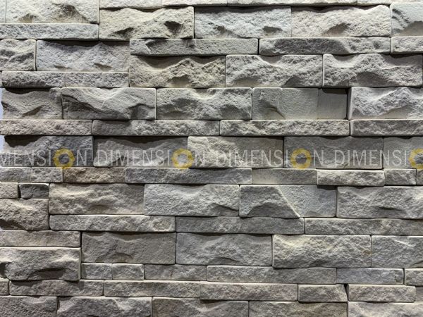 Cladding Stone Panel - DM-STK 12 - Split & Tumbled, Tile : 230mm X 39mm
