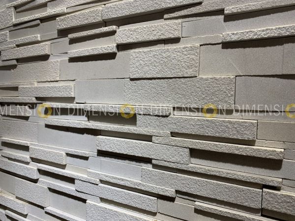 Cladding Stone Panel-DM-STK 13 - Digital Panel, Tile : 230mm X 39mm