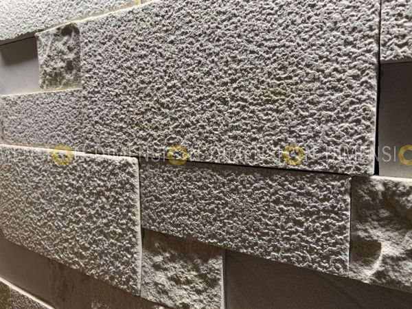 Cladding Stone Panel - DM-STK 40 - Large Multisurface Mix panel - Beige, 600mm X 150mm