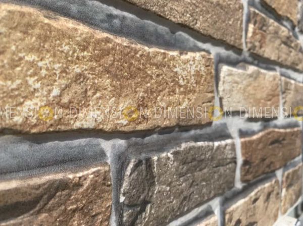 Worn Out Brown Brick Tile Cladding - 600 X 300 mm