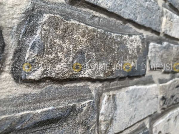 Worn Out Grey Brick Tile Cladding - 600 X 300 mm