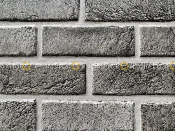 Cortex Grey Brick Tile Cladding - 600 X 300 mm