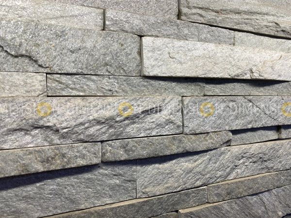 Cladding Stone Panel - DM-STK -96 (T) -White Panel- 600mm X 150mm   