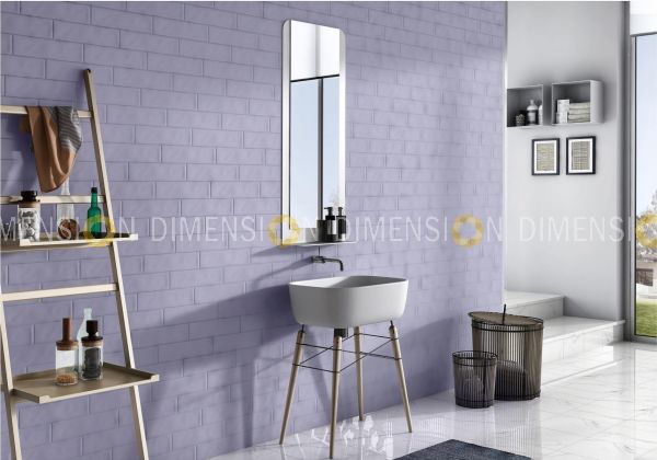 SUBWAY Wall Tiles, Color : Violeta, Size : 75mm X 300mm