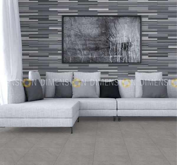 Vitrified Glazed Wall Tile, INL - Laccio Brown & Grey 300mm X 600mm 