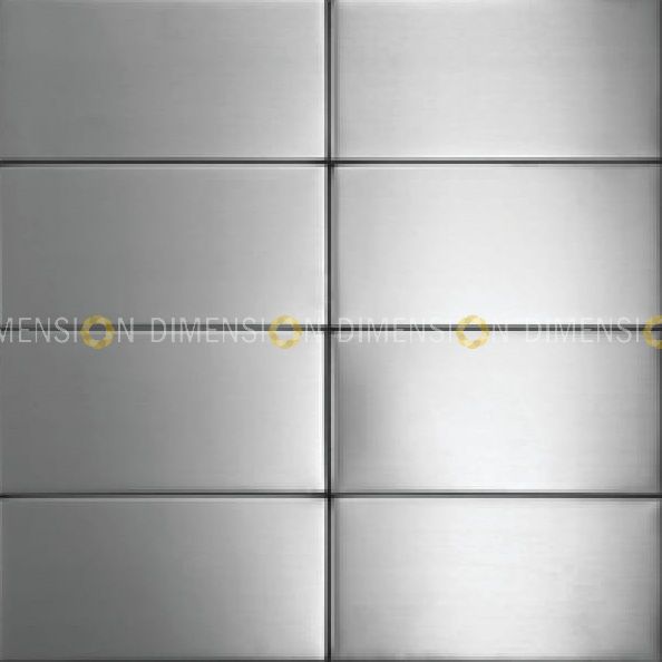 Designer Stainless Steel & Color Mosaic - A-7 /  300mm X 300mm X 10mm