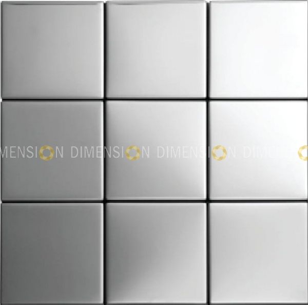 Designer Stainless Steel & Color Mosaic - A-6 /  300mm X 300mm X 10mm