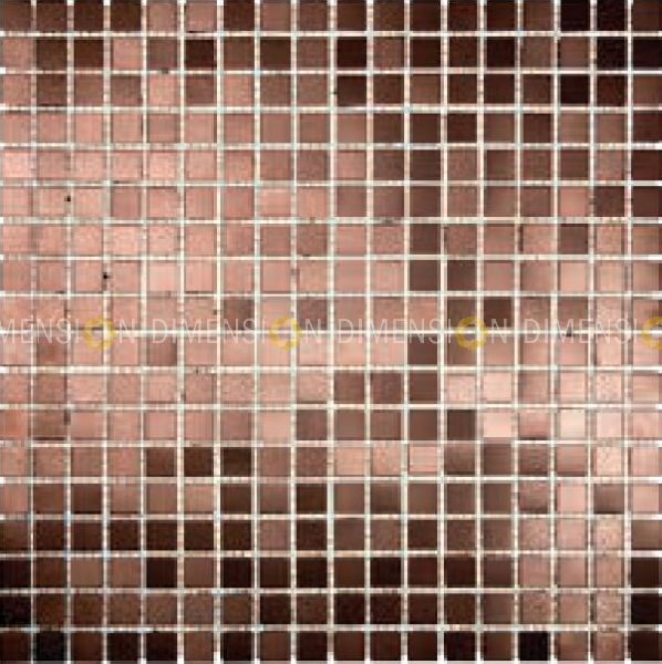 Designer Stainless Steel & Color Mosaic - Z-33 /  310mm X 310mm X 5mm
