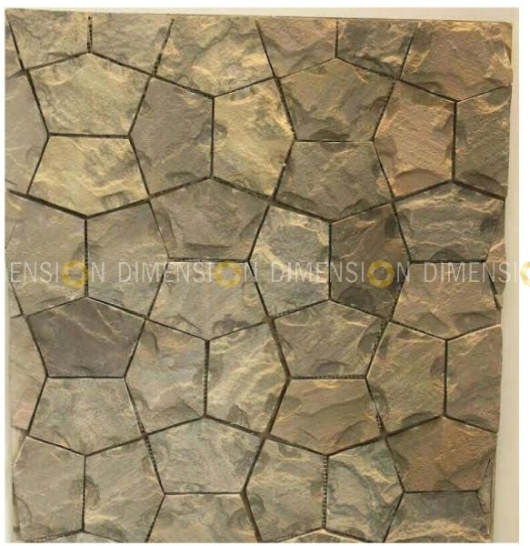 Cladding Stone Panel - DM-MO-114 - Flag Stone Pattern - 300mm X 300mm