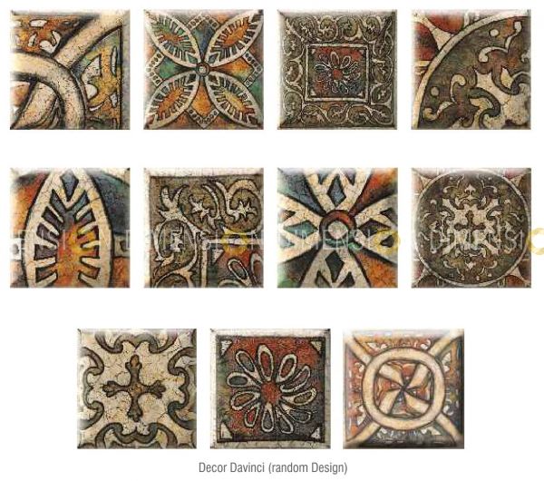 Ceramic Wall Tile, IMPORTED - DAVINCI SERIES, Size : 15 cm X 15 cm