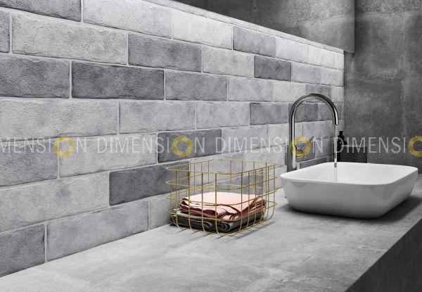 SUBWAY Wall Tiles, Color : Fossil Gris, Size : 75mm X 300mm