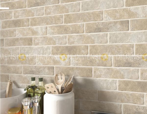 SUBWAY Wall Tiles, Color : Fossil Perla, Size : 75mm X 300mm