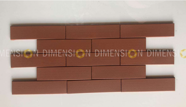 Thin Brick Cladding, BURGUNDY / DARK RED - 240mm X 60mm/ 9.5